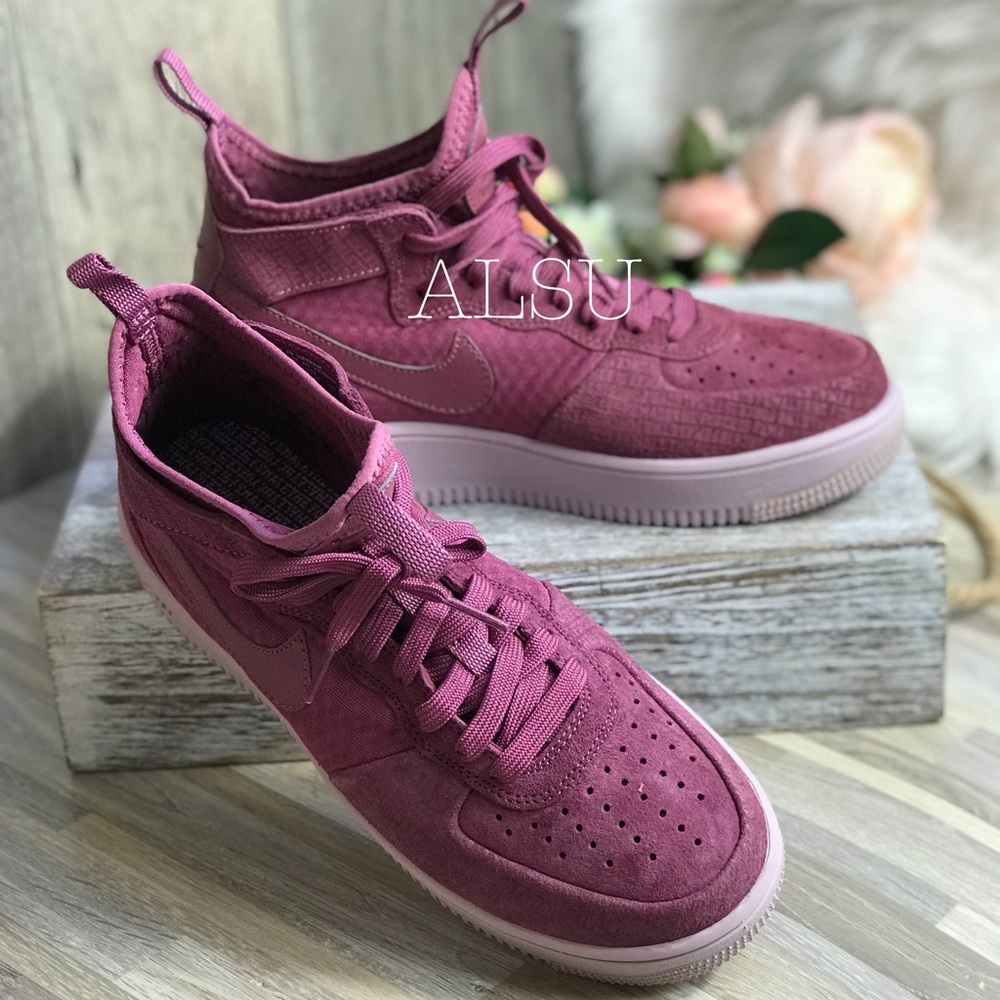 Nike Air Force Ultraforce MID FIF Vintage Wine🍷W - Picture 6 of 8